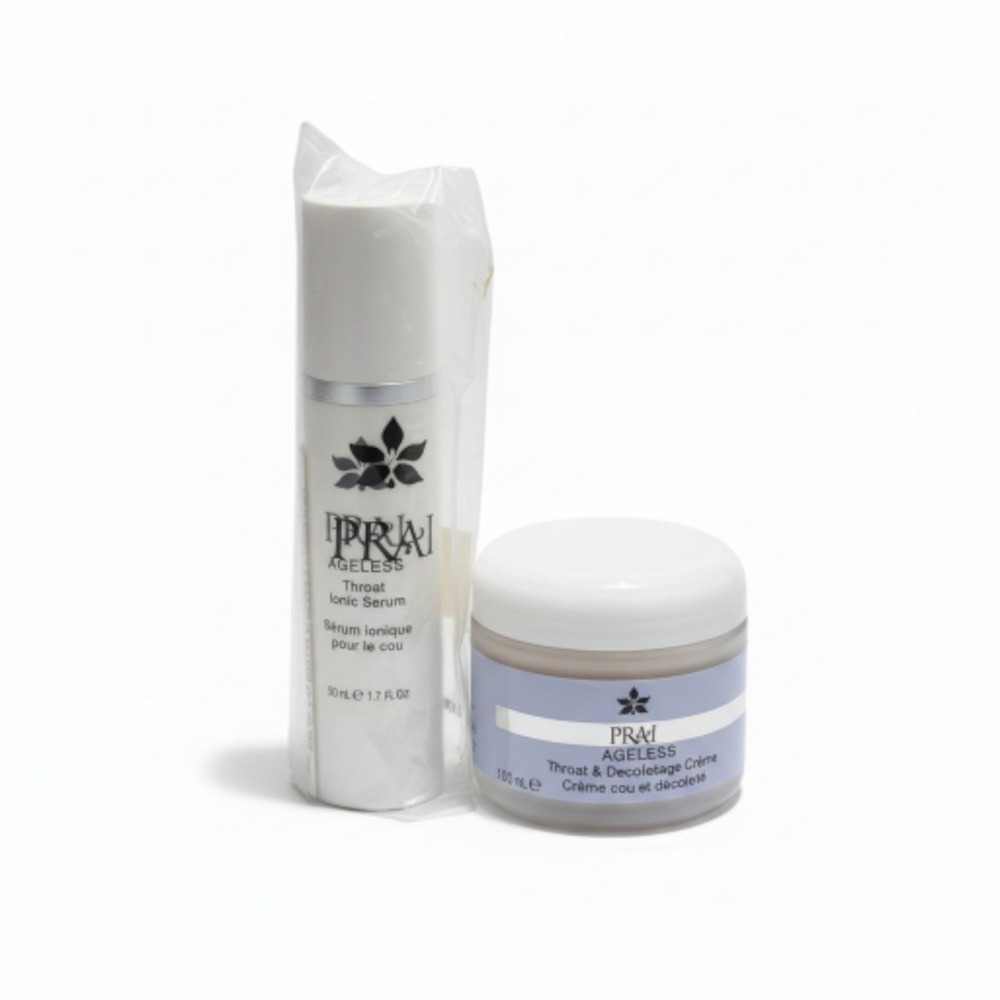 Prai Ageless Throat Tonic Serum and Throat & Decolletage Creme Set‎